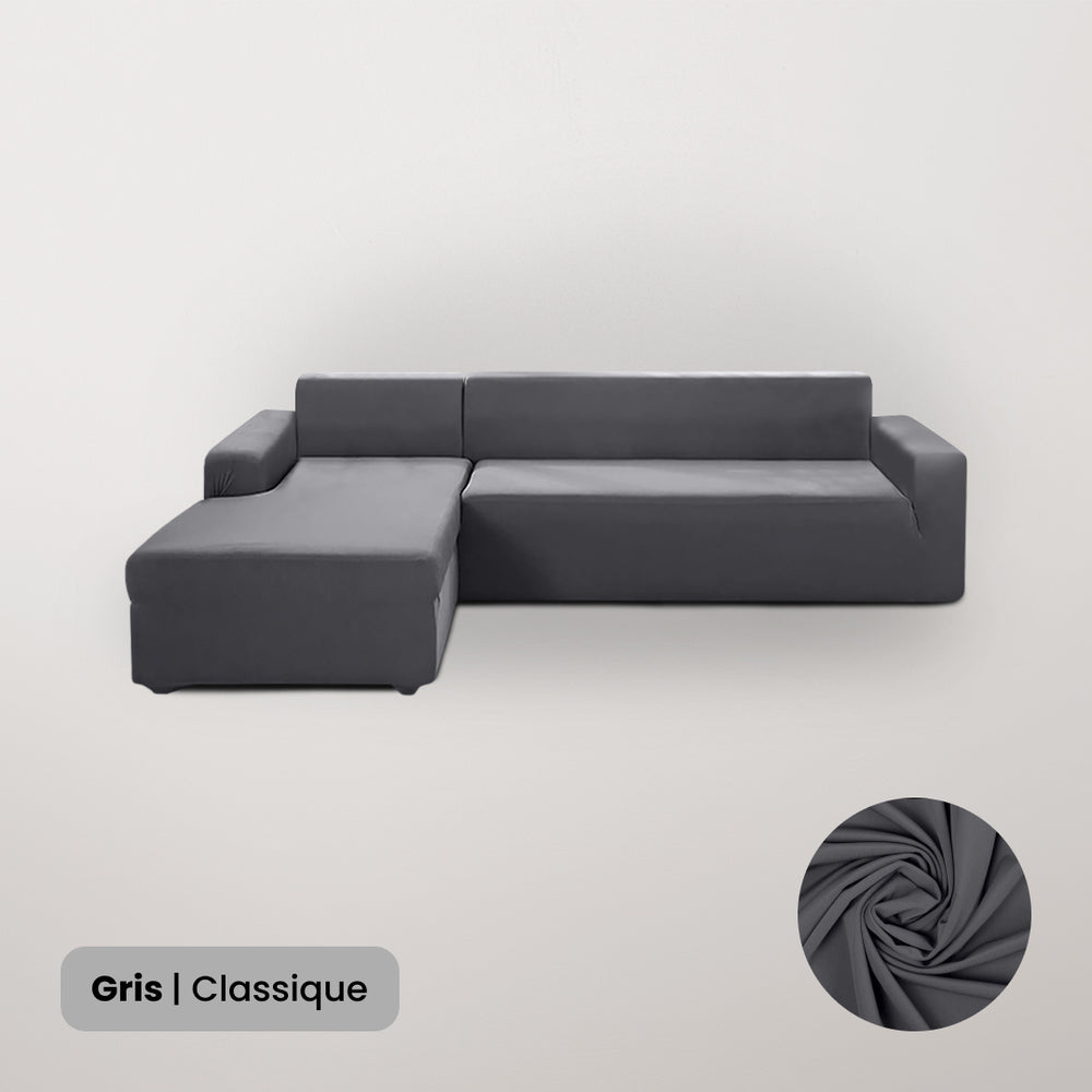 Housse de canapé d’angle (2 parties)