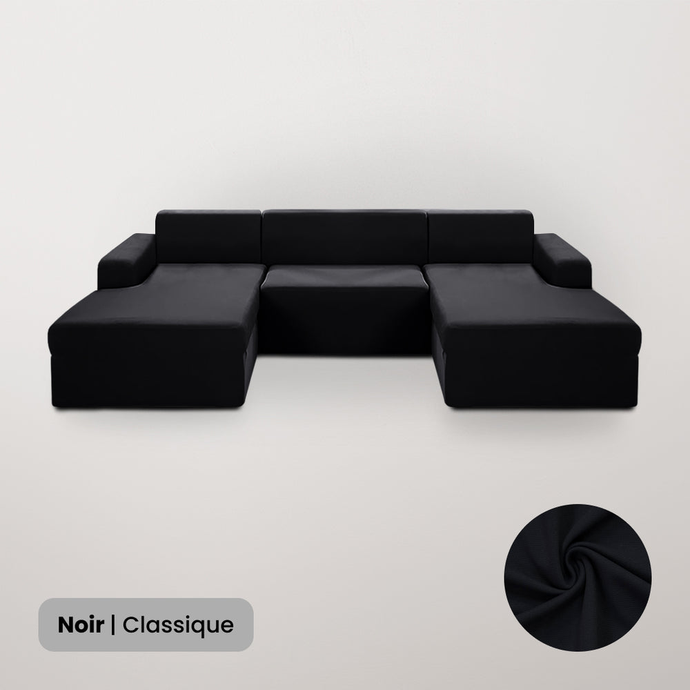 Housse de canapé panoramique (3 parties)