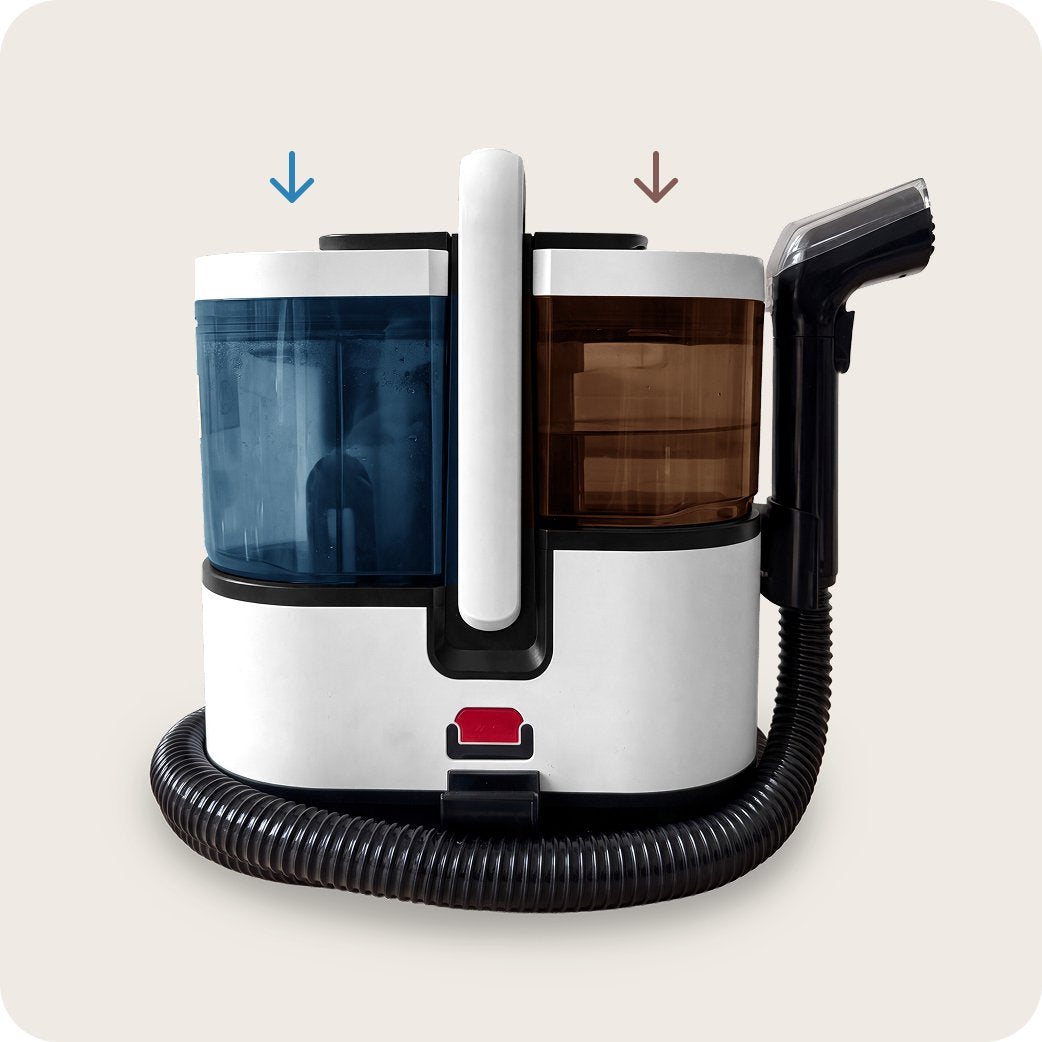LuxeSteam Pro double reservoir