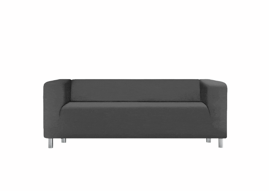 Housse de canapé avec accoudoirs hauts