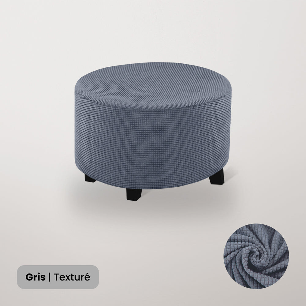 Housse de pouf rond