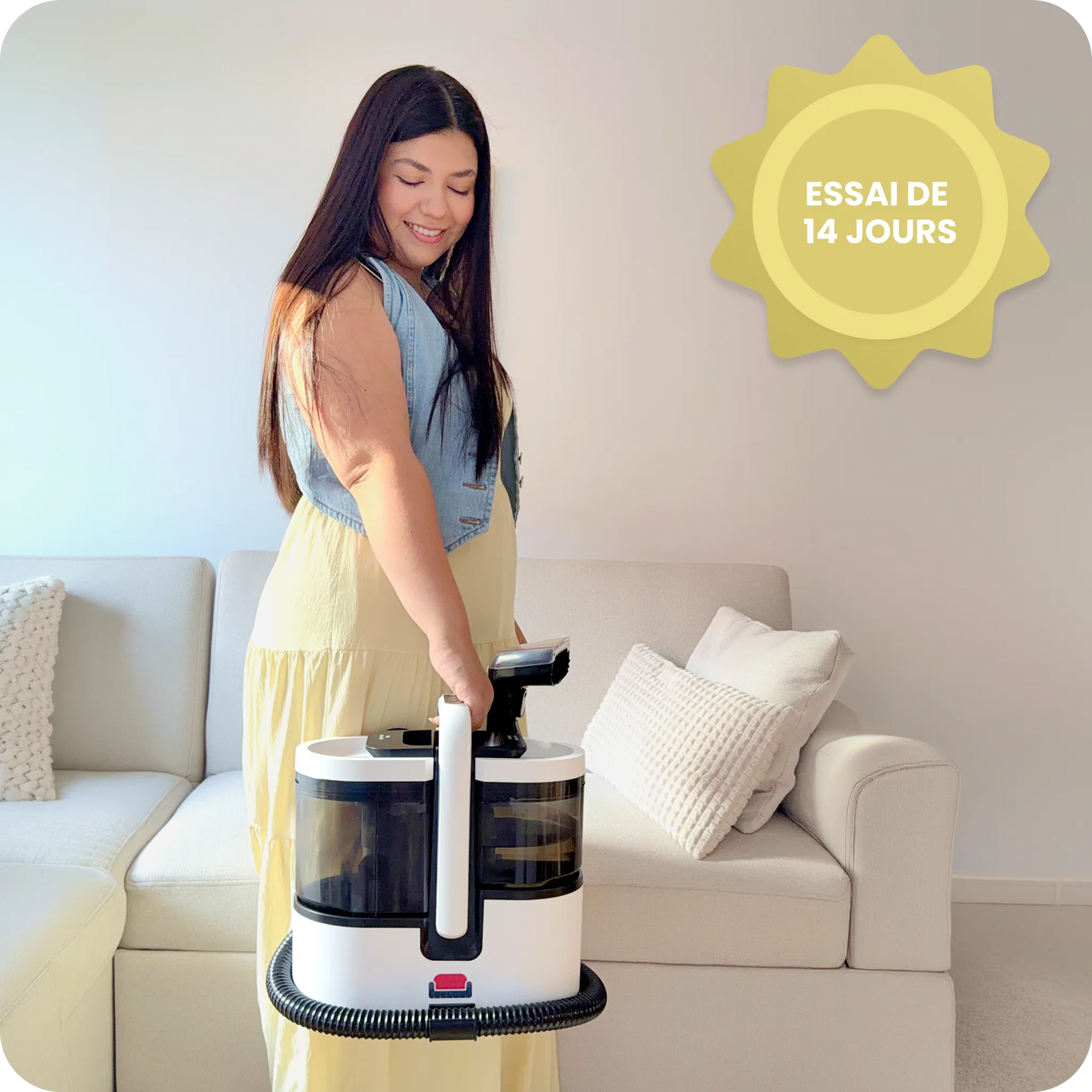Essai de 14 jours du LuxeSteam Pro a la maison